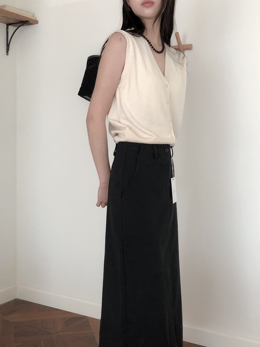 LE BUTTER韓國直郵㊣東大門實拍女裝新品熱賣人氣長裙棉質LE BUTTER長裙