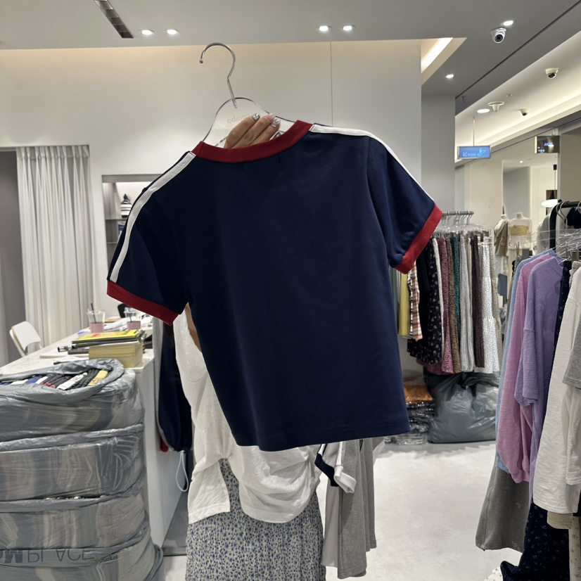 COMBO直郵韓國代購㊣女裝新品熱賣推薦人氣休閑職業25春夏T恤COM_BOT恤