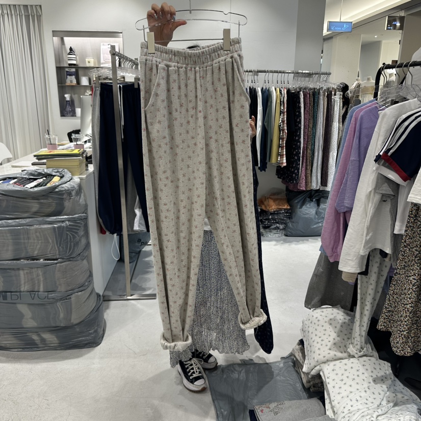 COMBO韓國直郵㊣東大門實拍女裝新品25春夏休閑時尚熱賣休閑褲COM_BO休閑褲圖色2