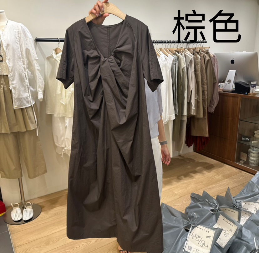 WINSOME直郵韓國代購㊣女裝新品人氣25春夏熱賣休閑推薦連衣裙WINSOME連衣裙