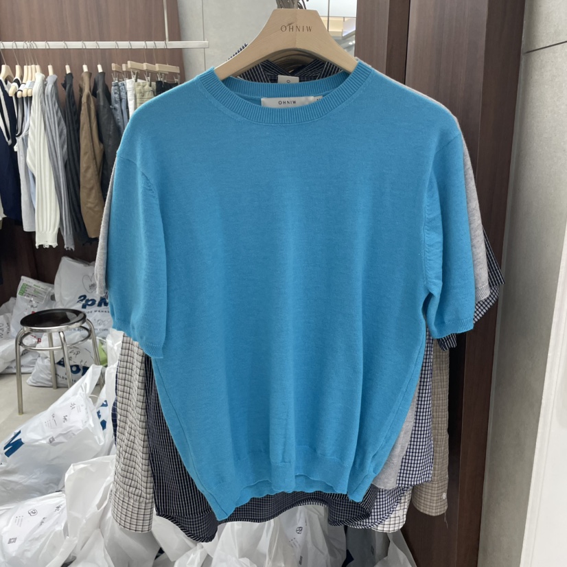 OHNIW東大門實拍女士新品職業時尚真品休閑推薦熱賣25春夏針織衫OHNIW-男裝針織衫圖色2