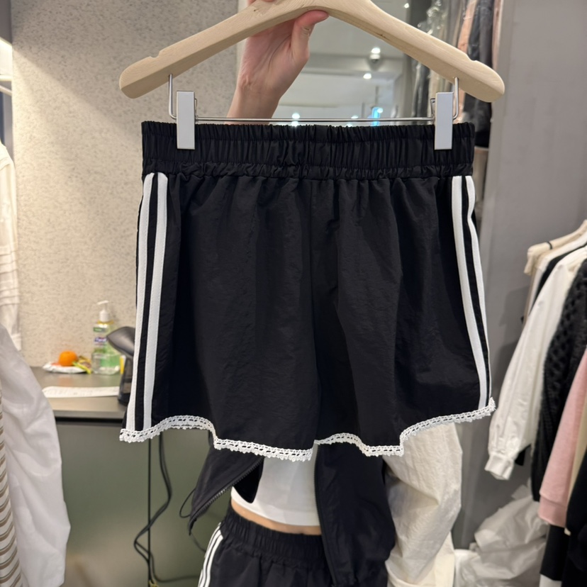 AMOEBA韓國代購女士新款熱賣25春夏人氣休閑推薦職業短褲復古AMOEBA短褲