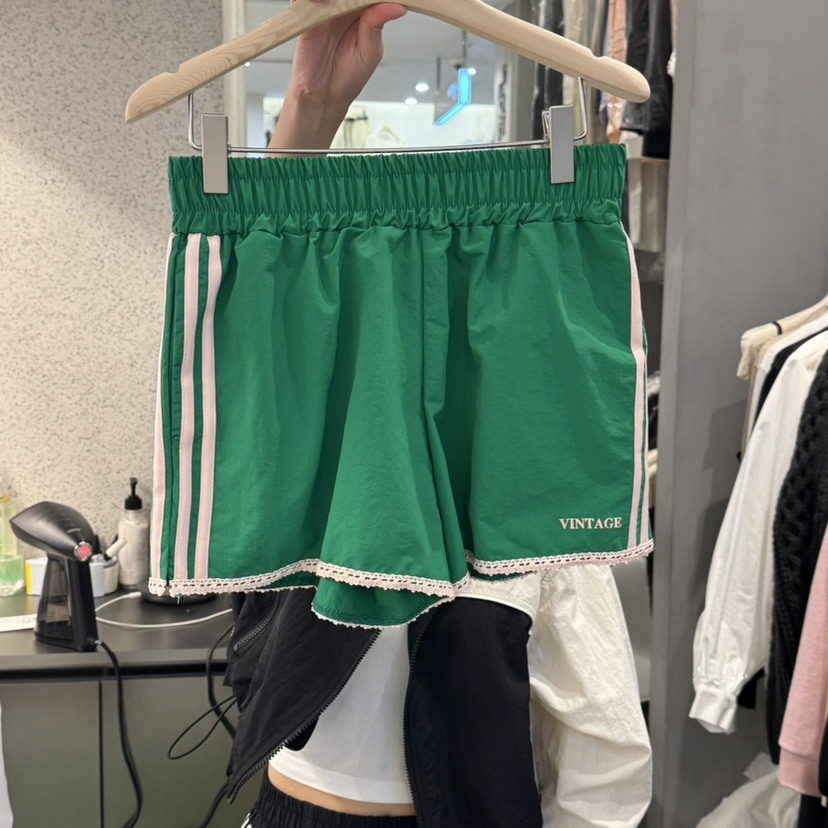 AMOEBA韓國代購女士新款熱賣25春夏人氣休閑推薦職業短褲復古AMOEBA短褲圖色2