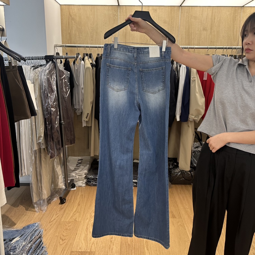 LEFANCY東大門代購女裝新品休閑推薦人氣25春夏熱賣職業牛仔褲LEFANCY牛仔褲