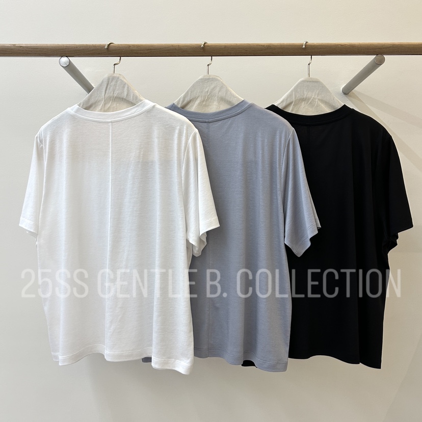GENTLE B東大門代購女士新品人氣熱賣25春夏職業真品T恤天絲GENTLE BT恤