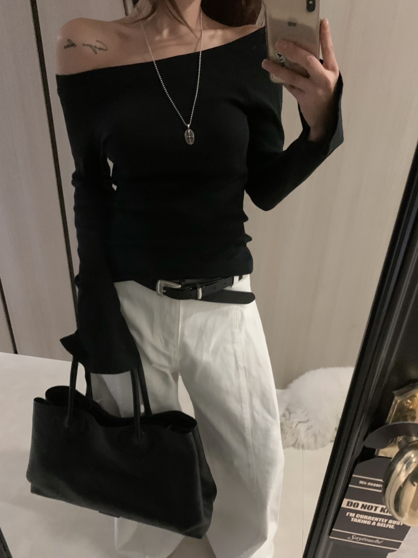 VIRKIN東大門代購女裝新品真品25春夏職業時尚休閑熱賣長袖T恤VIRKIN長袖T恤