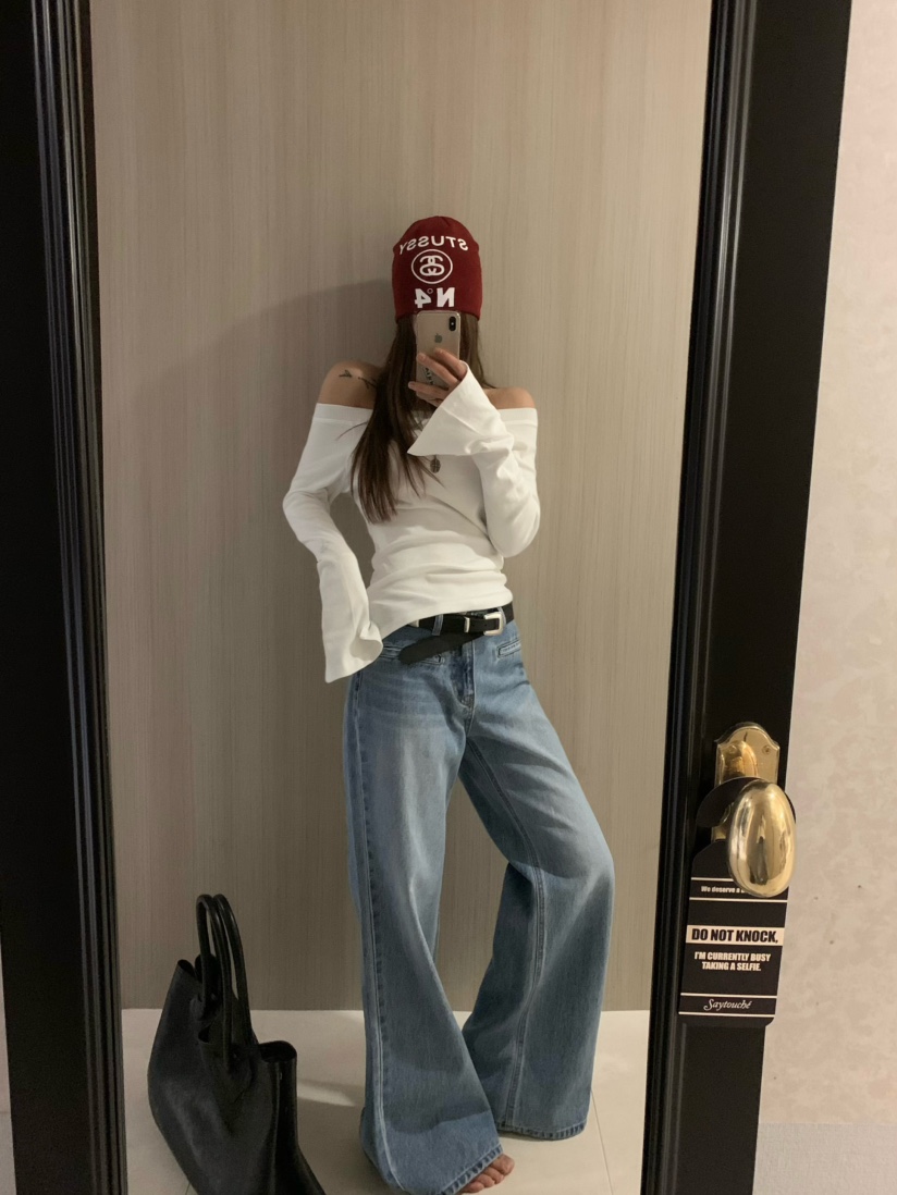 VIRKIN東大門代購女裝新品真品25春夏職業時尚休閑熱賣長袖T恤VIRKIN長袖T恤