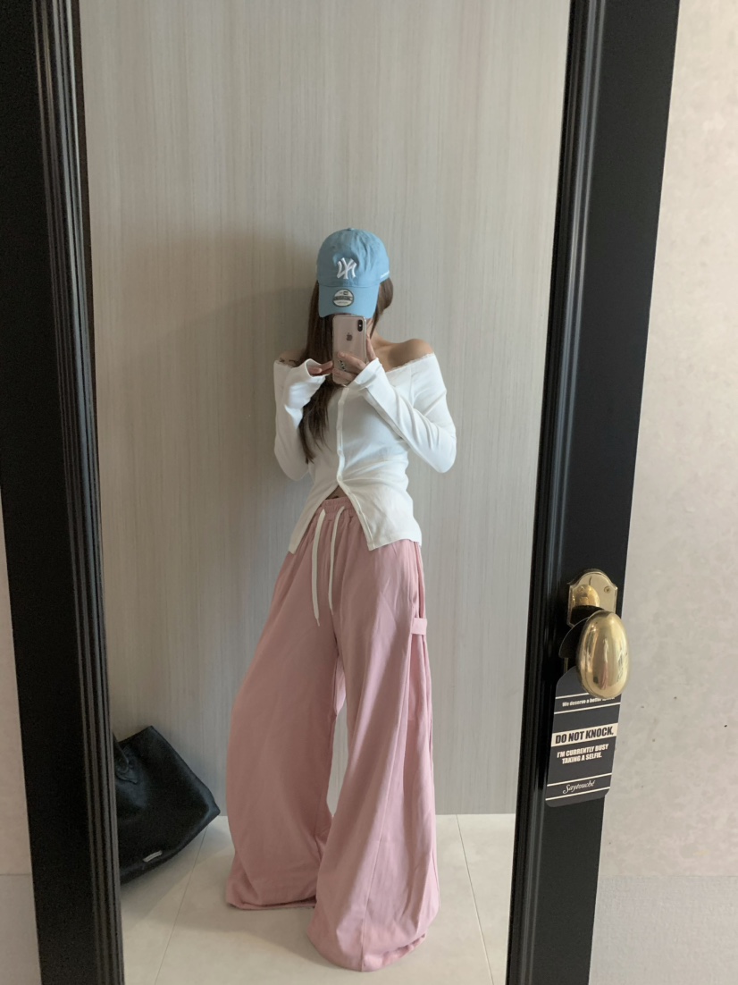 VIRKIN韓國代購女士新款職業休閑熱賣真品推薦25春夏休閑褲百褶VIRKIN休閑褲