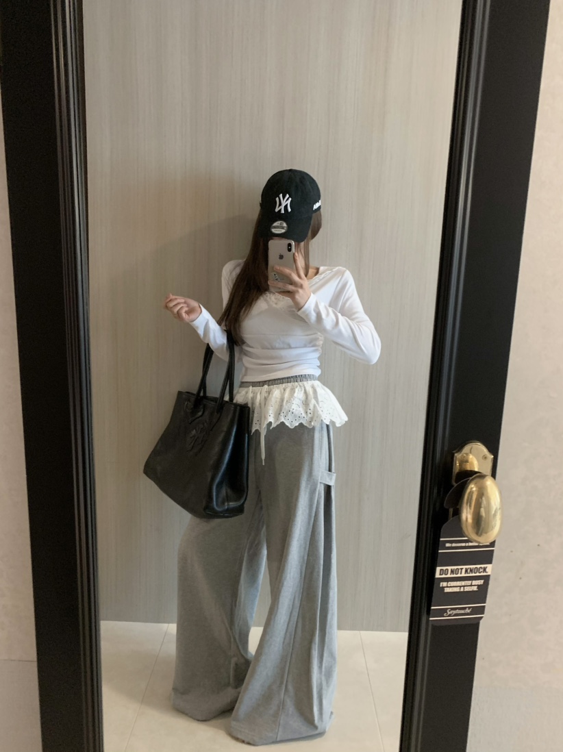 VIRKIN韓國代購女士新款職業休閑熱賣真品推薦25春夏休閑褲百褶VIRKIN休閑褲