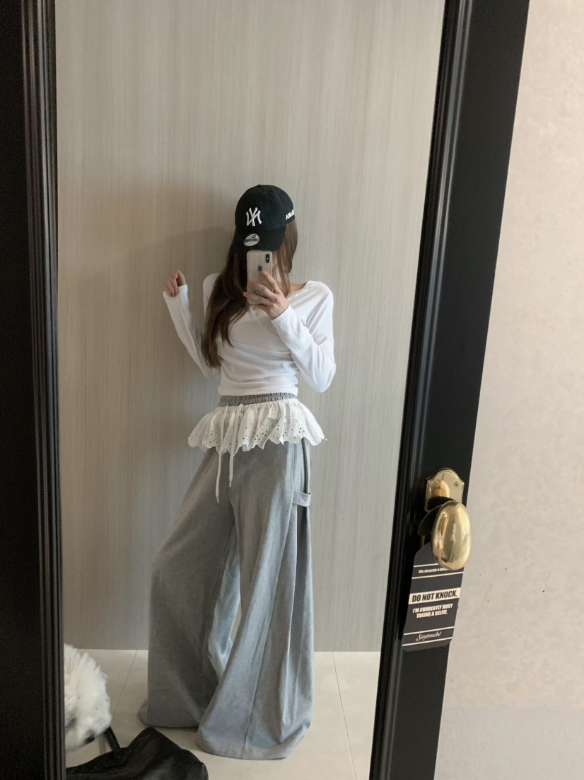 VIRKIN韓國代購女士新款職業休閑熱賣真品推薦25春夏休閑褲百褶VIRKIN休閑褲