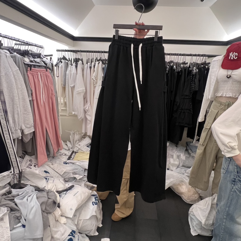 VIRKIN韓國代購女士新款職業休閑熱賣真品推薦25春夏休閑褲百褶VIRKIN休閑褲圖色5