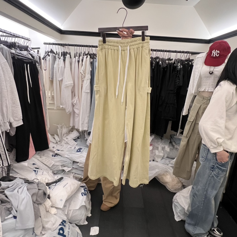 VIRKIN韓國代購女士新款職業休閑熱賣真品推薦25春夏休閑褲百褶VIRKIN休閑褲圖色6