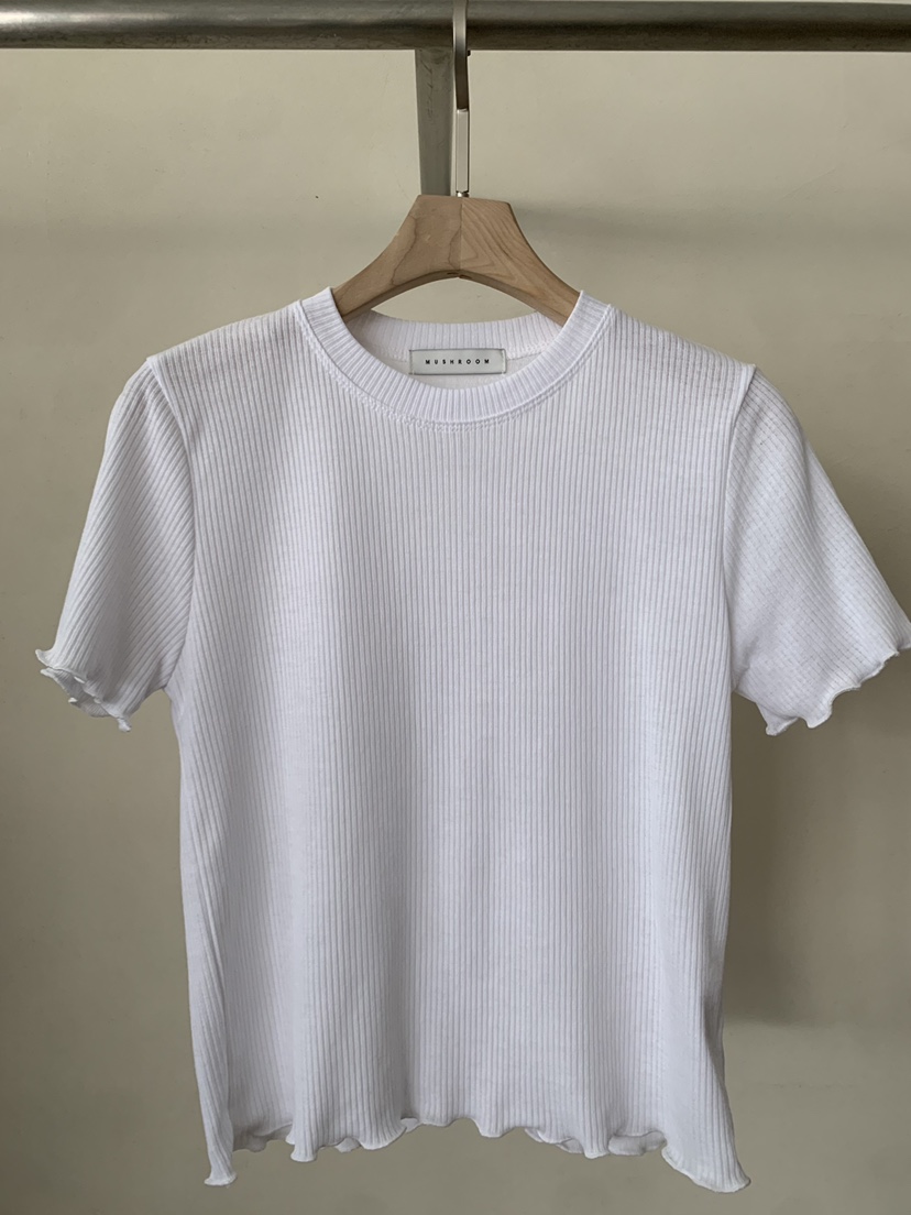 MUSHROOM-A韓國直郵女裝新品25春夏熱賣時尚人氣休閑真品T恤MUSHROOMT恤圖色2