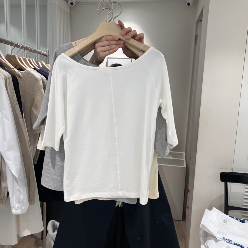 MONIQUE東大門代購女士新品人氣休閑時尚熱賣職業推薦T恤插肩MONIQUET恤