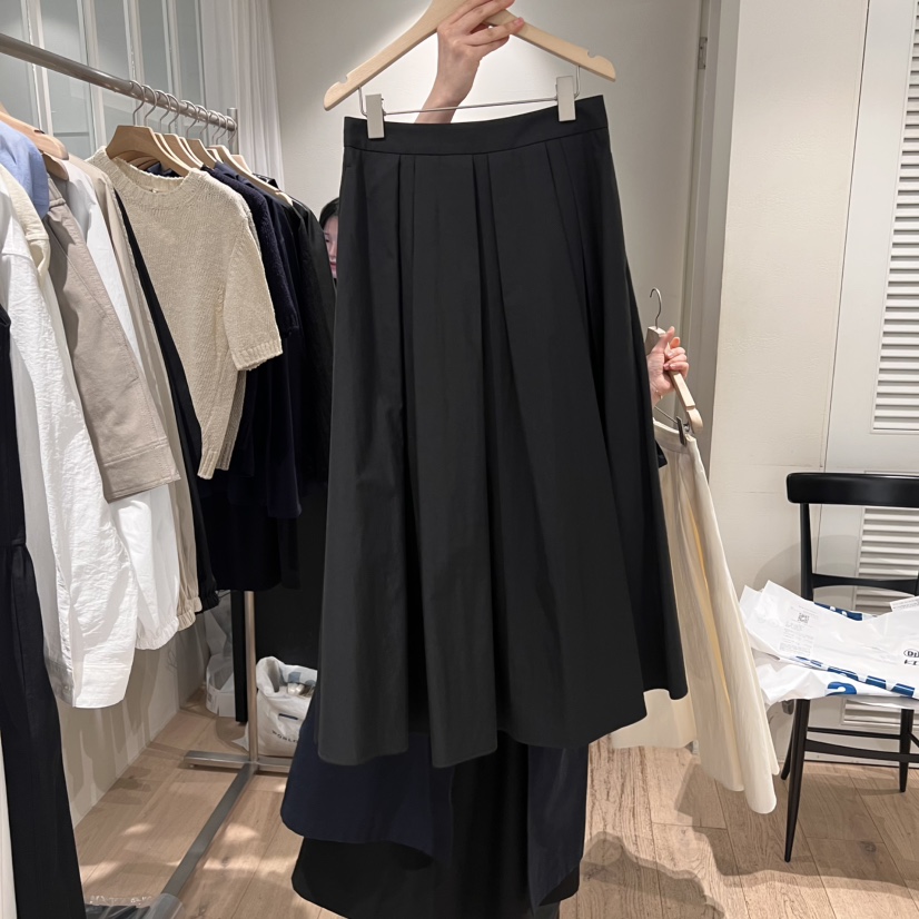 MONIQUE東大門直郵女士新品人氣25春夏半身裙中短裙喇叭褶皺MONIQUE半身裙/中短裙圖色2