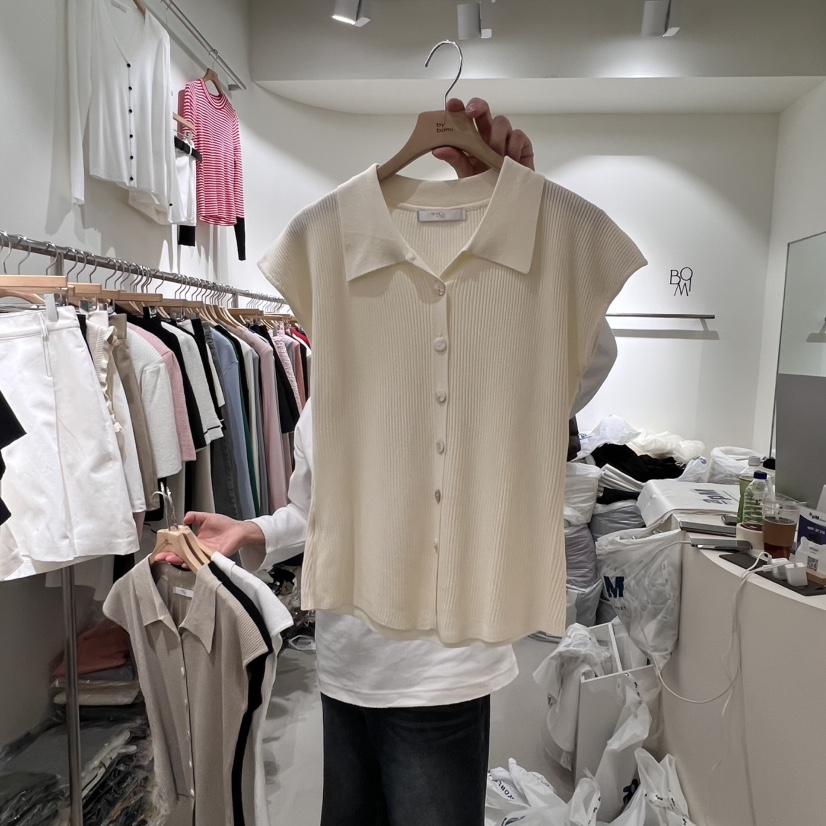 BY BOMI韓國直郵女士新款職業真品推薦休閑時尚熱賣吊帶背心BY BOMI吊帶/背心