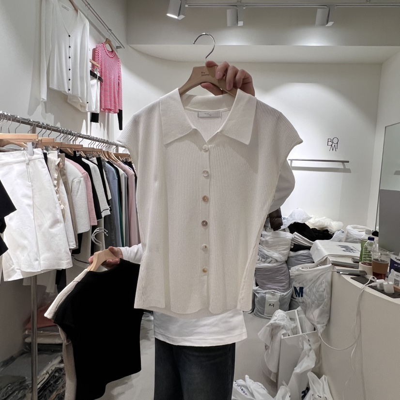 BY BOMI韓國直郵女士新款職業真品推薦休閑時尚熱賣吊帶背心BY BOMI吊帶/背心圖色2