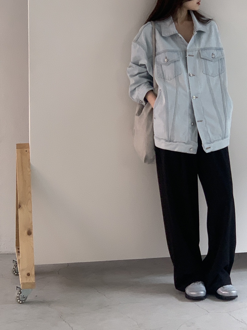 LOGARDEN韓國直郵女士新品時尚25春夏真品熱賣休閑夾克紐扣LO GARDEN夾克