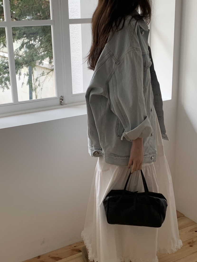LOGARDEN韓國直郵女士新品時尚25春夏真品熱賣休閑夾克紐扣LO GARDEN夾克