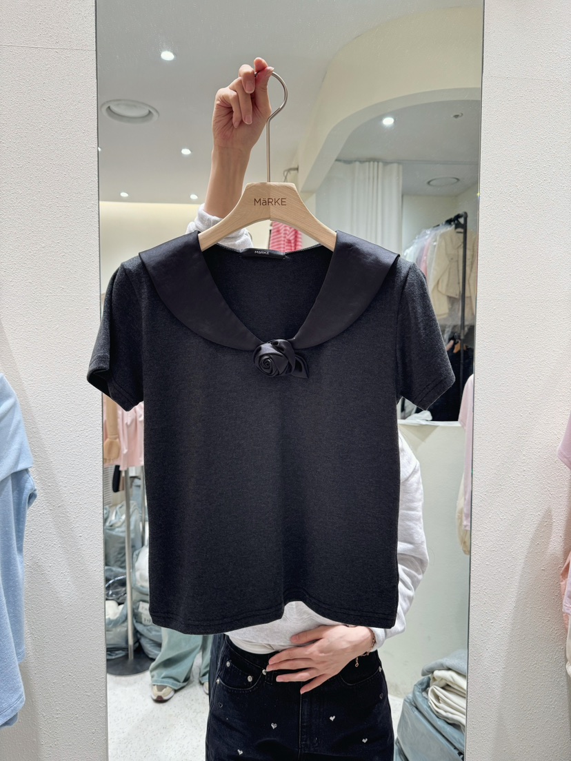 MARKE-P韓國代購女裝新品休閑真品職業推薦時尚人氣25春夏T恤MARKE-PT恤圖色3