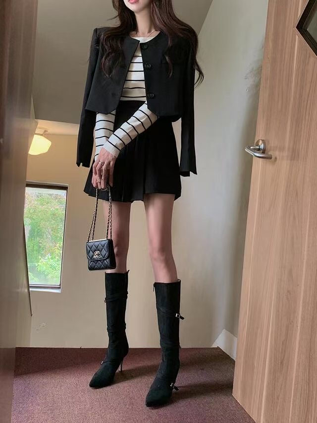 RED-J-레드.J-T韓國㊣直郵東大門代購女裝新品人氣套裝兩件套RED-J套裝
