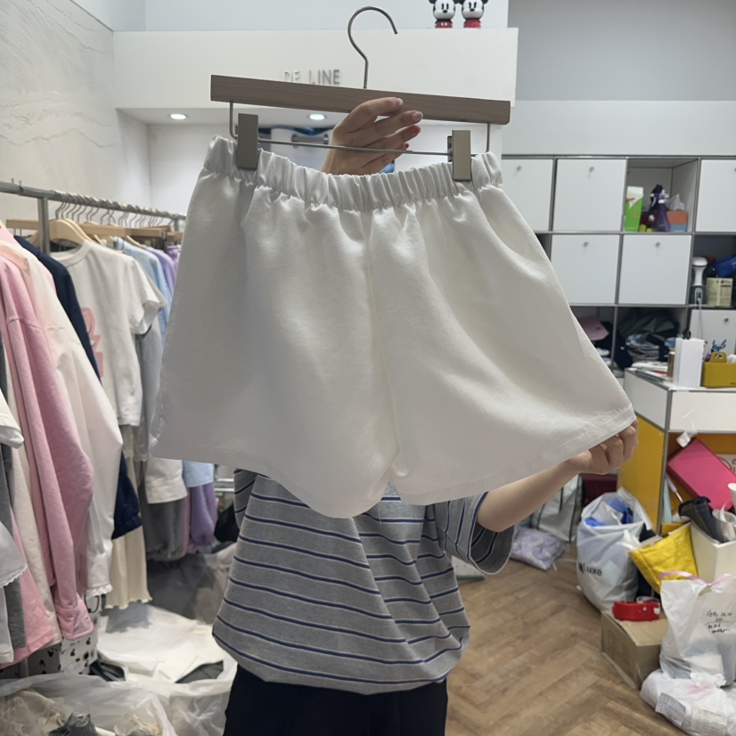 DE LINE韓國代購女裝新款職業時尚25春夏熱賣推薦休閑短褲DE LINE短褲