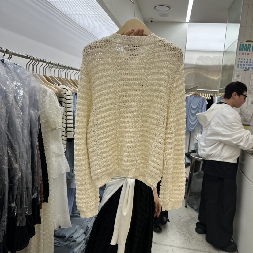 MIXXIN韓國代購女裝新品人氣熱賣職業25春夏時尚真品針織衫MIXXIN針織衫