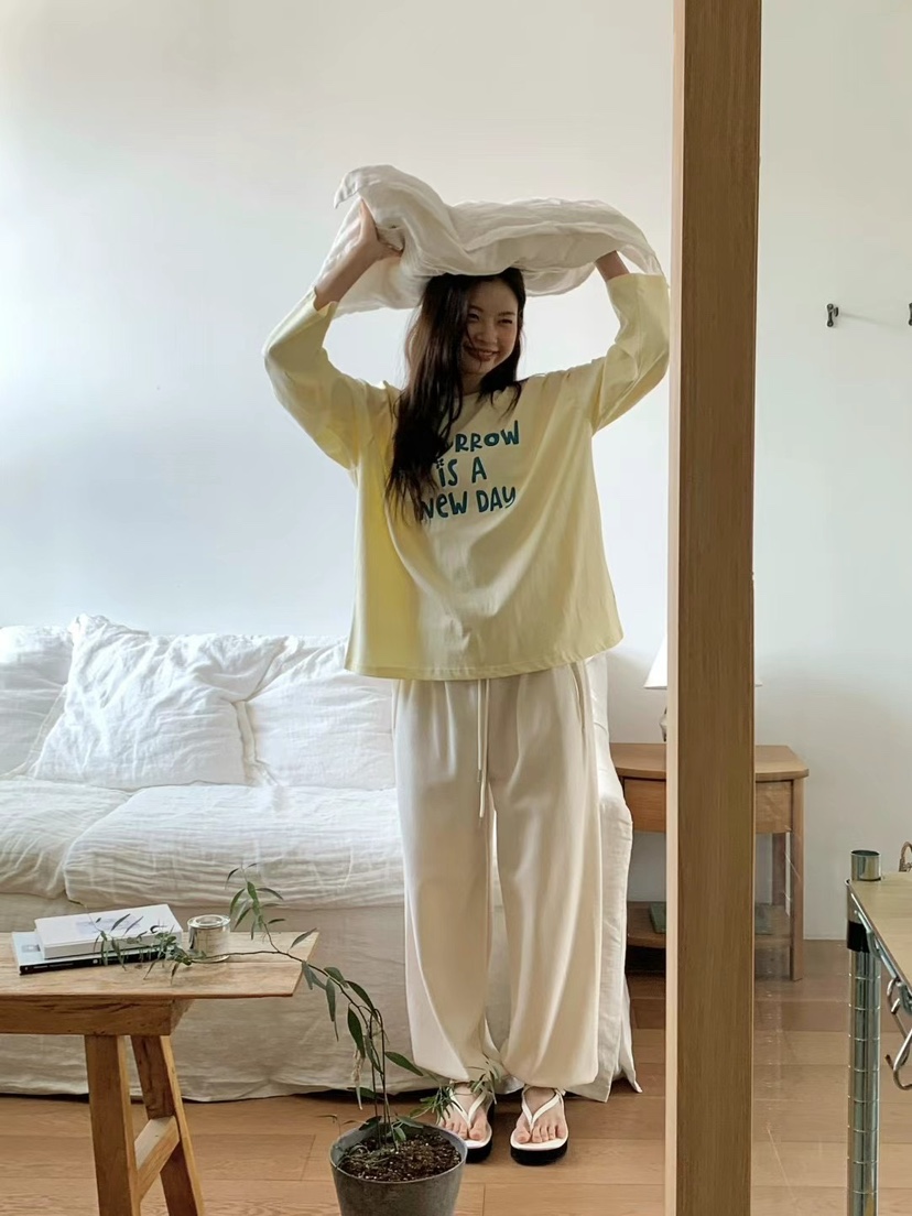 ANOU直郵韓國代購㊣女裝新品職業推薦人氣時尚熱賣休閑休閑褲ANOU休閑褲