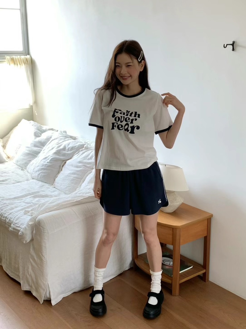 ANOU韓國直郵㊣女裝新款職業休閑25春夏推薦熱賣人氣時尚T恤ANOUT恤