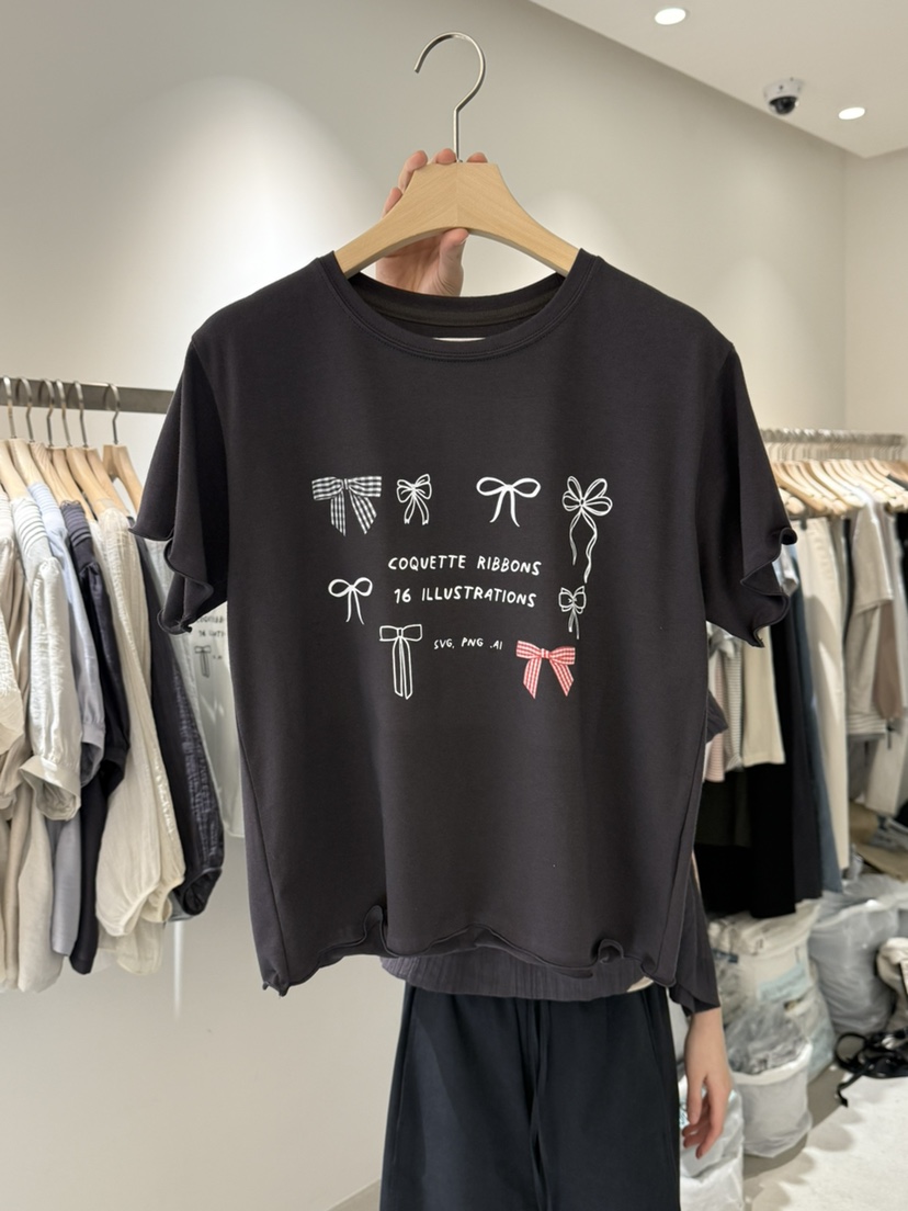 MONE-A韓國㊣直郵東大門代購女裝新品時尚職業熱賣推薦T恤MONE-AT恤圖色3