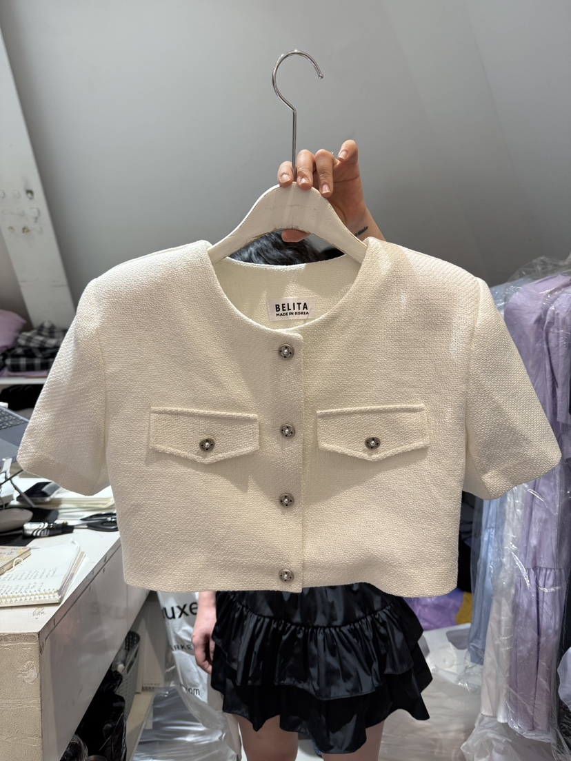BELITA-L韓國㊣直郵東大門代購女裝新品25春夏熱賣職業夾克BELITA-L夾克
