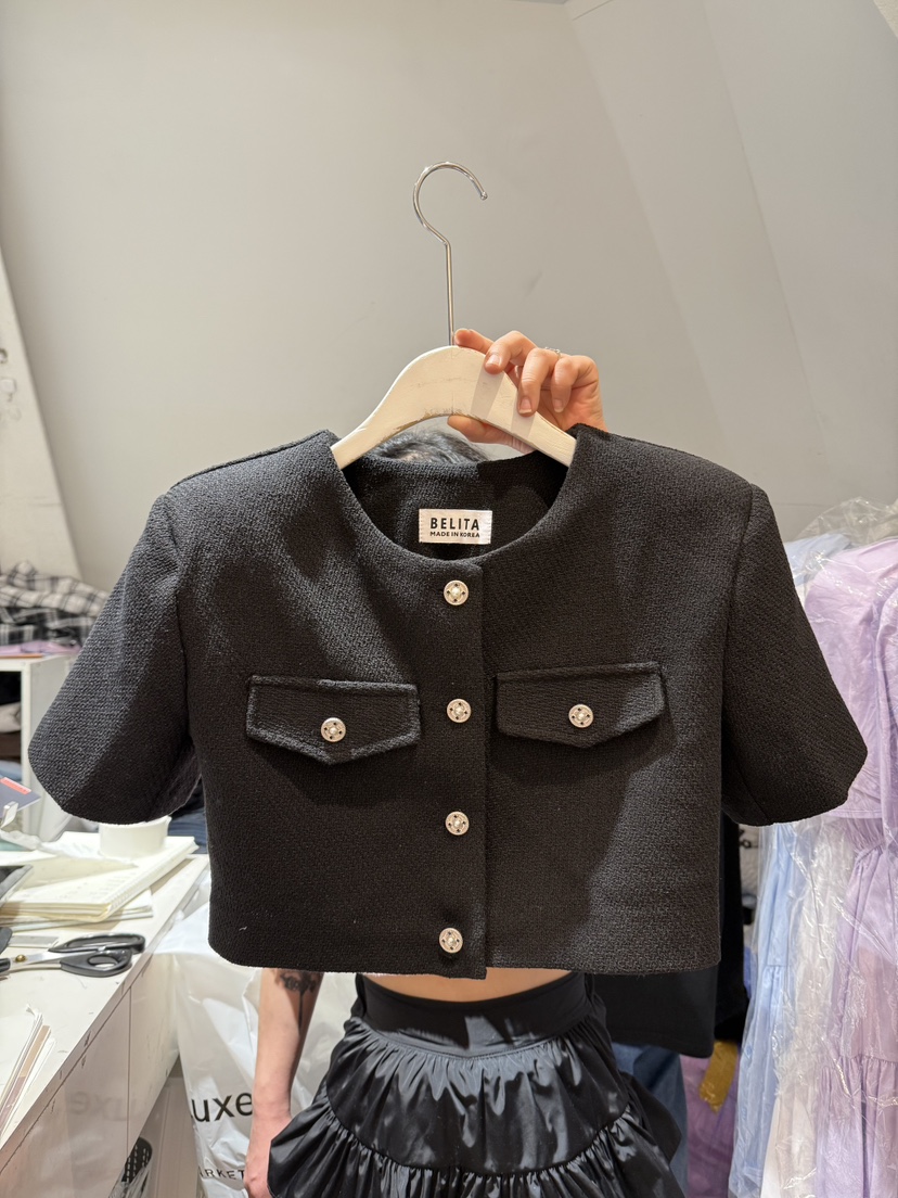 BELITA-L韓國㊣直郵東大門代購女裝新品25春夏熱賣職業夾克BELITA-L夾克圖色3
