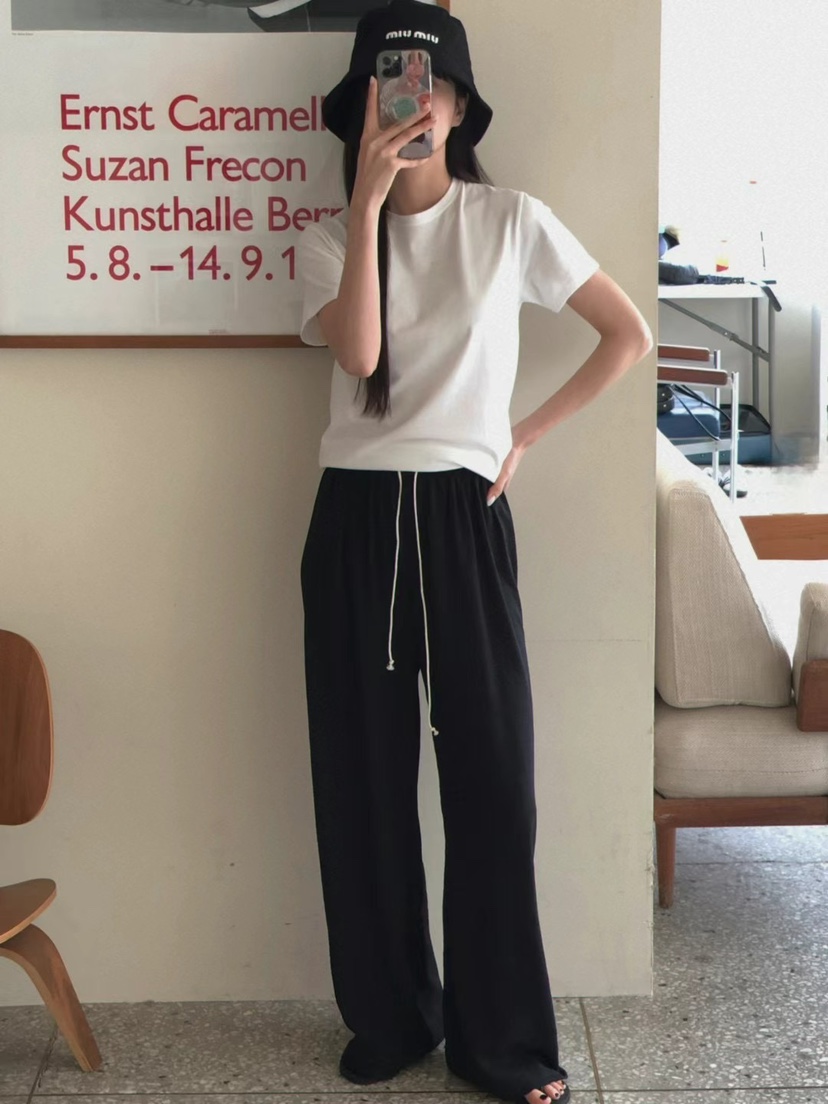 ONDO-P韓國㊣直郵東大門代購女裝新品推薦時尚25春夏休閑褲ONDO-P休閑褲