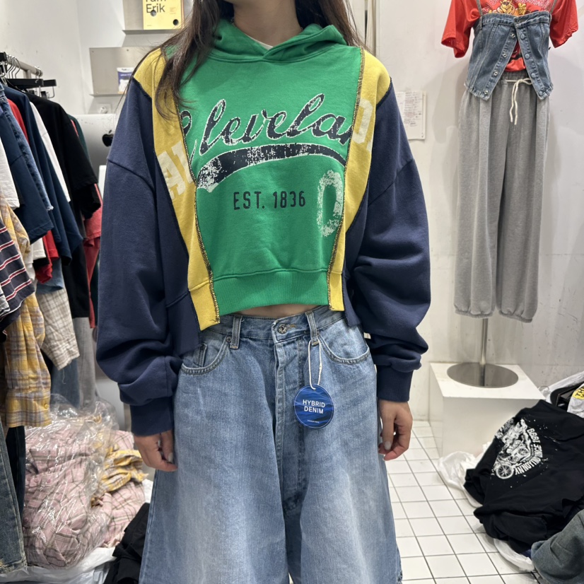 THE WEEKND直郵韓國代購㊣女裝新款熱賣推薦25春夏衛衣兜帽THE WEEKND衛衣圖色2