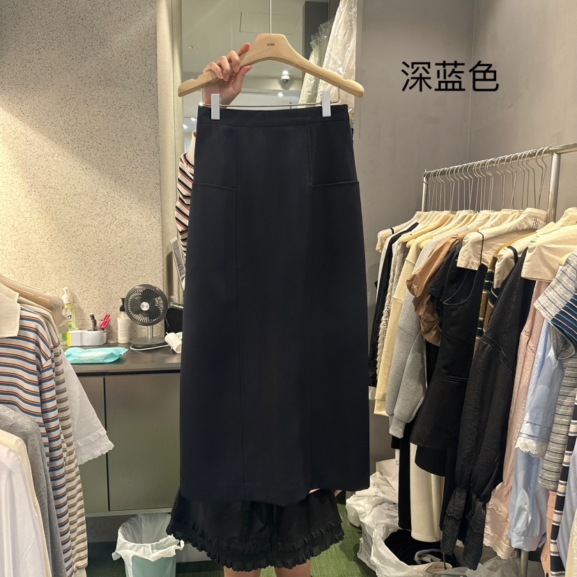 AMOEBA韓國直郵㊣東大門實拍女裝新款25春夏職業熱賣長裙長款AMOEBA長裙
