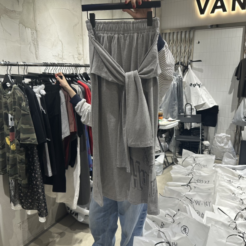 VANTA直郵韓國代購㊣女裝新品休閑25春夏時尚熱賣人氣職業長裙VANTA長裙圖色1