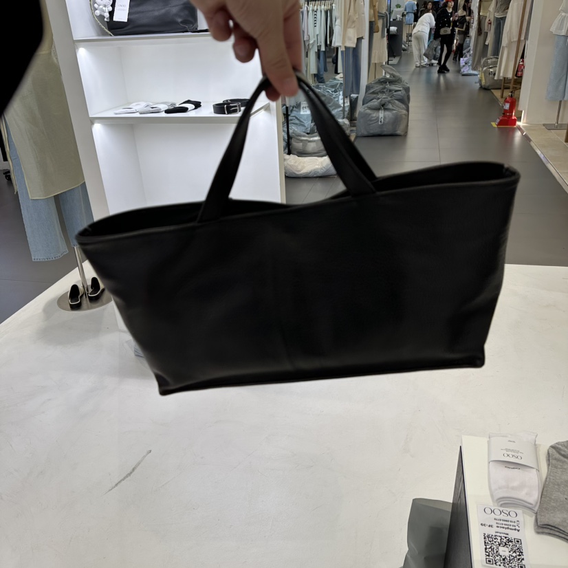 OSOO直郵韓國代購㊣女裝新品時尚熱賣休閑人氣推薦手提包皮革OSOO手提包