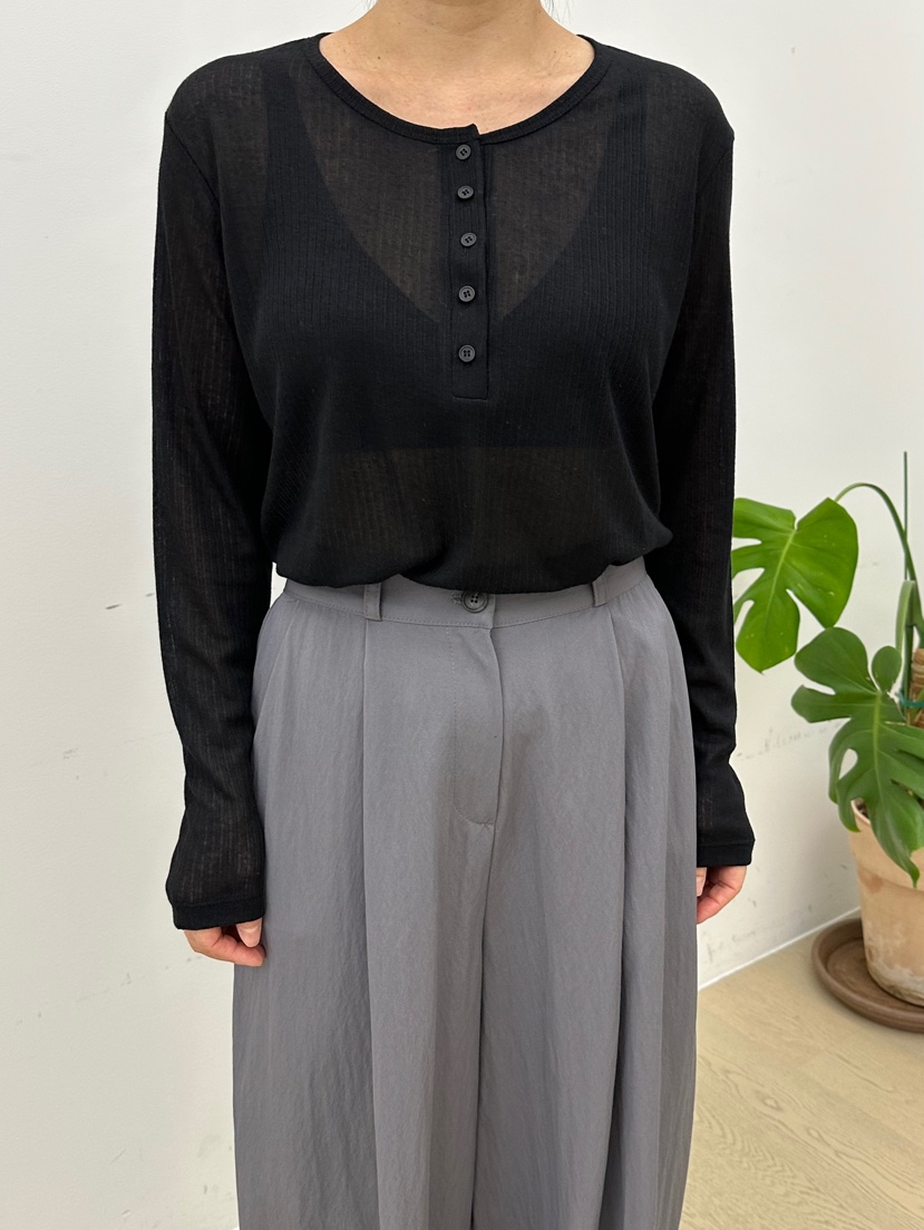BUT韓國㊣直郵東大門代購女裝新款時尚熱賣休閑人氣25春夏針織衫button針織衫