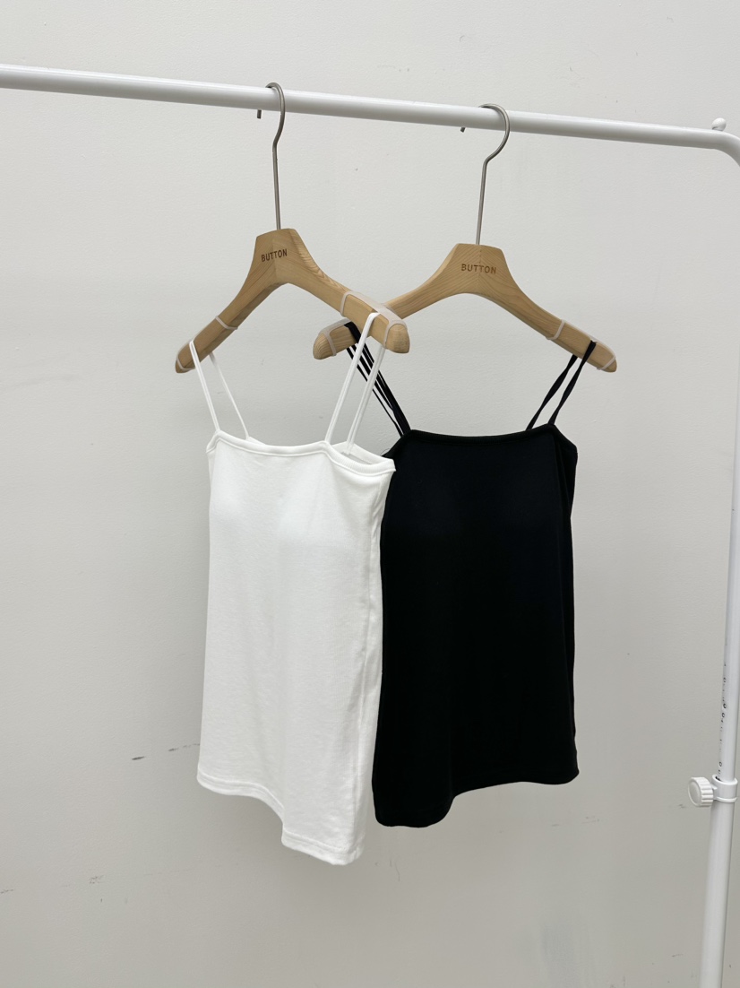 BUT韓國直郵㊣東大門實拍女裝新品熱賣25春夏時尚人氣吊帶背心button吊帶/背心