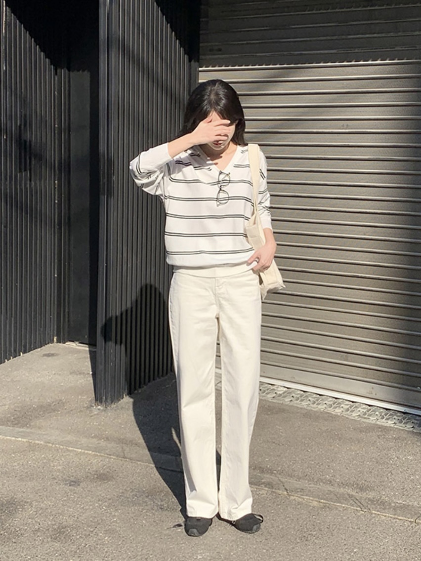 WOOD韓國直郵㊣東大門實拍女裝新款推薦時尚熱賣25春夏針織衫WOOD針織衫