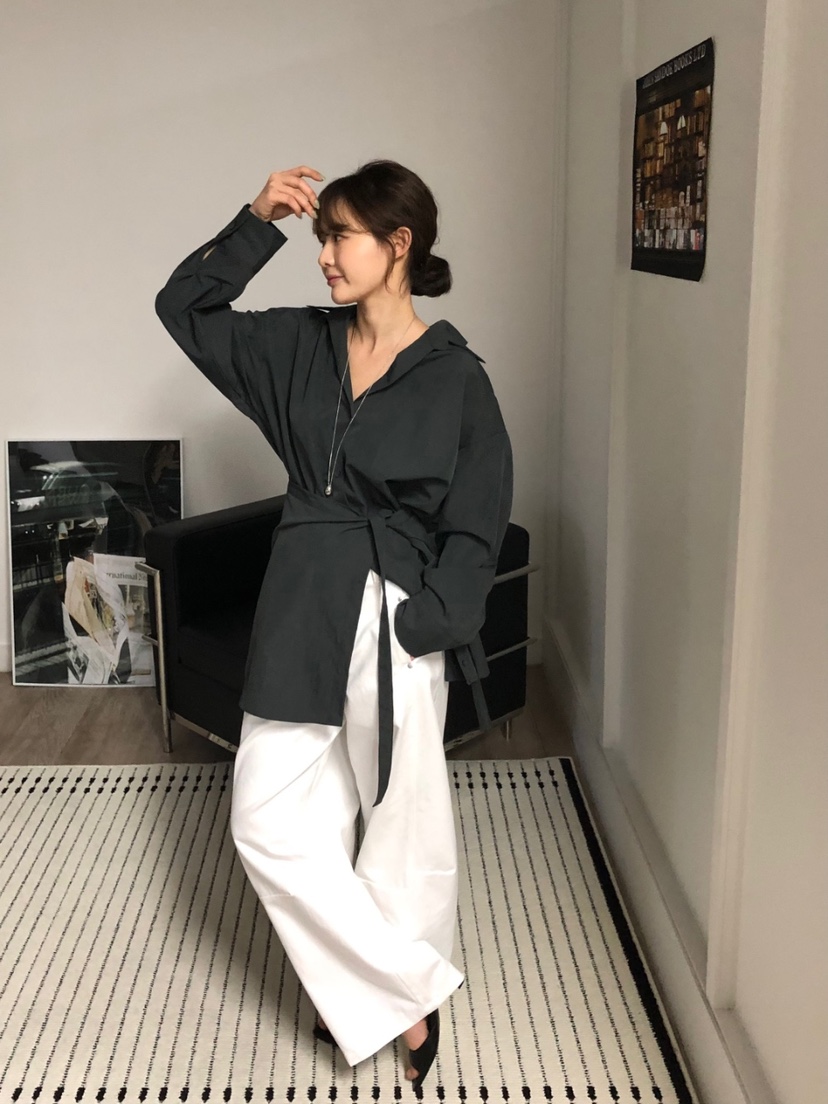 BONHEUR韓國直郵㊣女裝新品推薦休閑時尚人氣25春夏套裝套裝寬松BONHEUR-2件起套裝