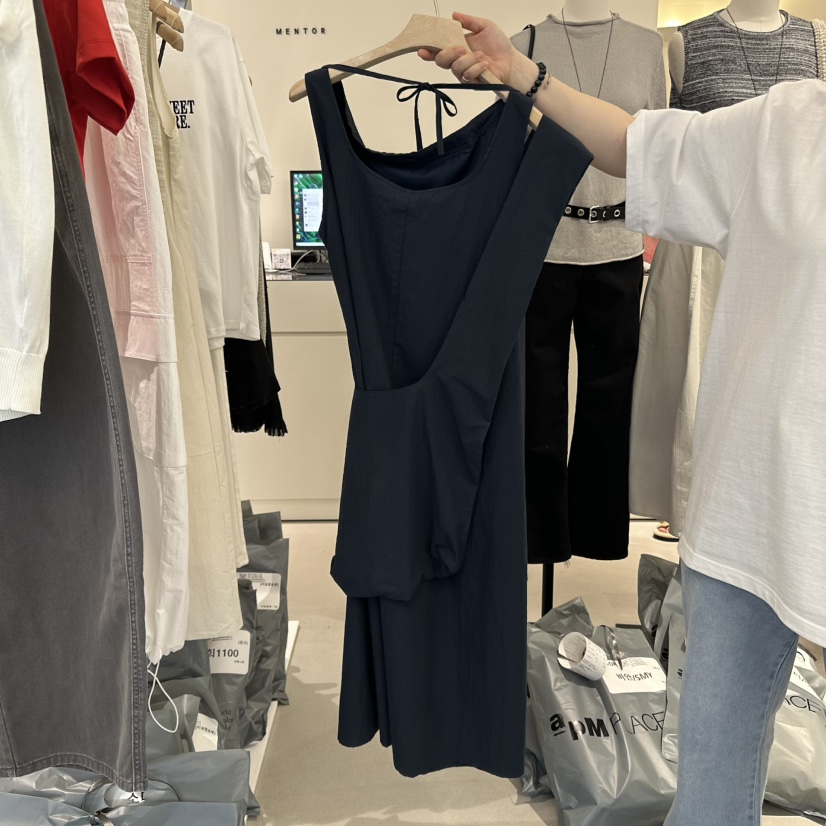 MENTOR韓國㊣直郵東大門代購女裝新款休閑推薦人氣25春夏連衣裙MENTOR連衣裙