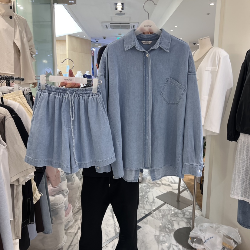 ALMOND直郵韓國代購㊣女裝新款推薦休閑人氣時尚熱賣套裝套裝ALMOND套裝