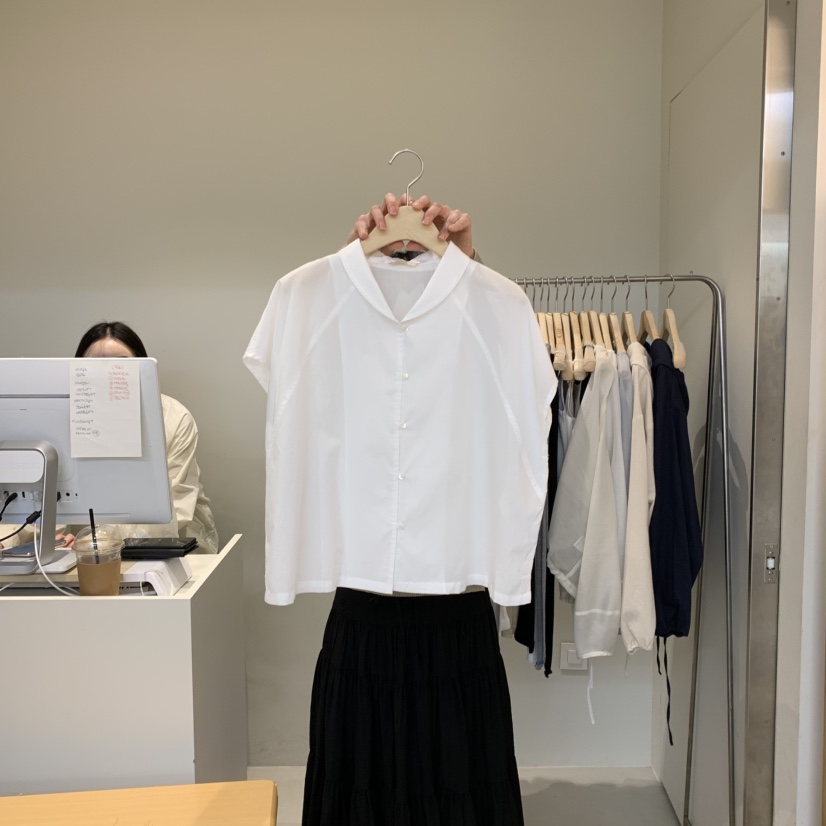 OUTRENE韓國直郵㊣東大門實拍女裝新款推薦25春夏襯衫蕾絲衫OUTRENE襯衫/蕾絲衫