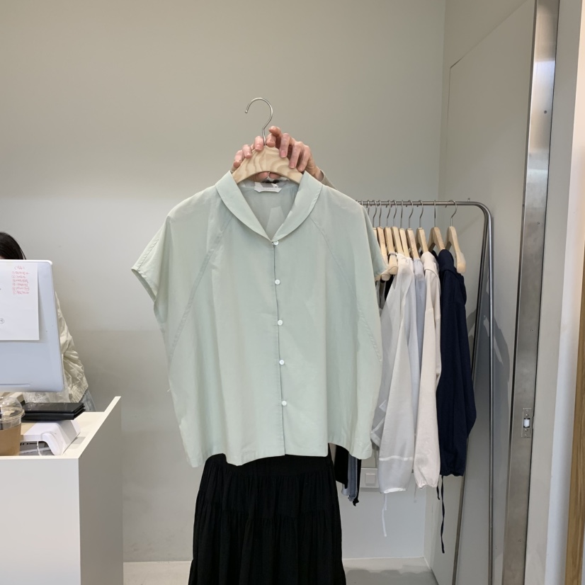OUTRENE韓國直郵㊣東大門實拍女裝新款推薦25春夏襯衫蕾絲衫OUTRENE襯衫/蕾絲衫圖色2