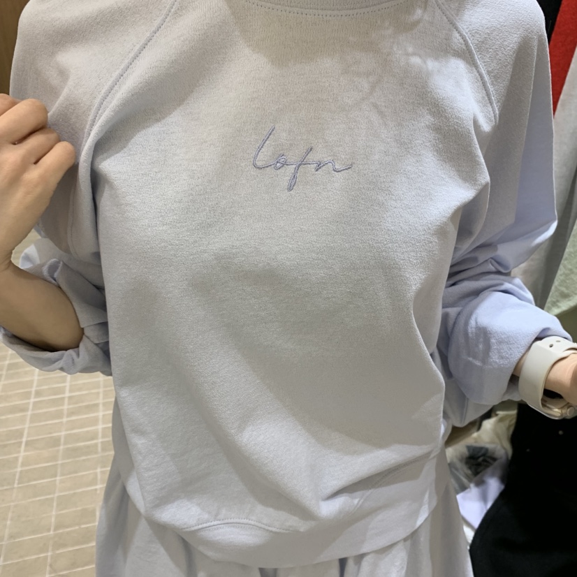 LOFN東大門代購女裝新款休閑真品25春夏職業推薦熱賣人氣衛衣LOFN衛衣