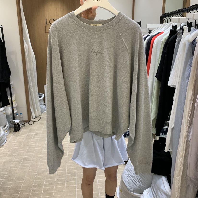LOFN東大門代購女裝新款休閑真品25春夏職業推薦熱賣人氣衛衣LOFN衛衣圖色2