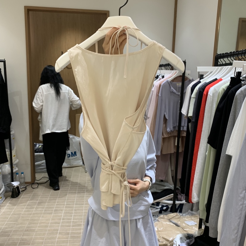 LOFN韓國代購女裝新款休閑真品職業時尚熱賣人氣25春夏T恤假兩件LOFNT恤