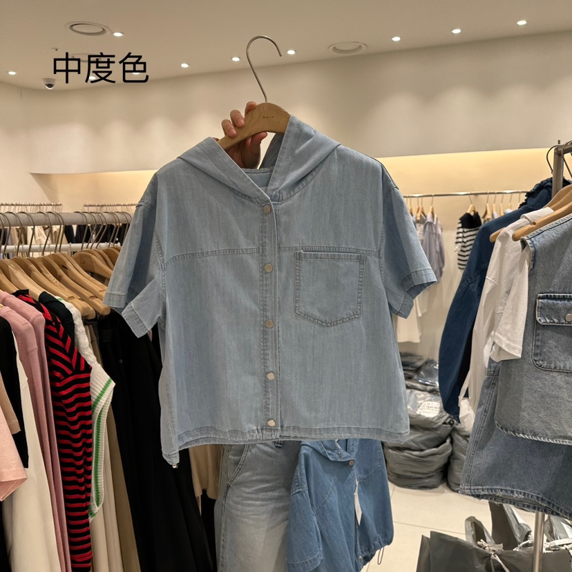 BLUEI-D韓國直郵女裝新品時尚人氣推薦真品熱賣襯衫蕾絲衫Blue i-d襯衫/蕾絲衫圖色2