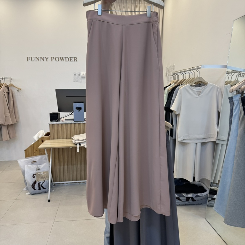 FUNNY POWDER韓國直郵㊣東大門實拍女裝新品推薦熱賣休閑褲THE FUNNY休閑褲圖色2